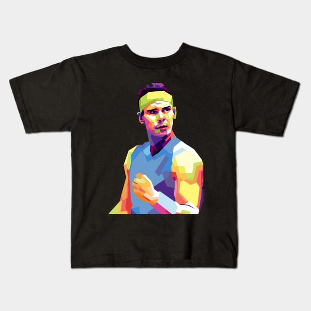 Rafael nadal Kids T-Shirt by Danwpap2